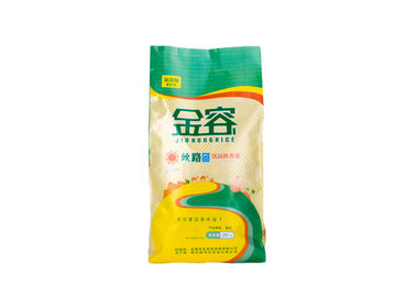 China Sacos tecidos PP laterais coloridos de empacotamento do reforço dos sacos do arroz do Gravure para o arroz fornecedor