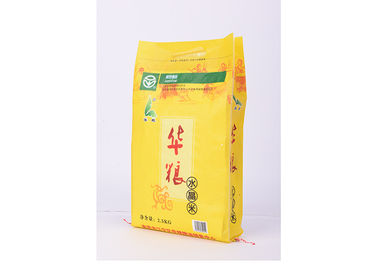 China Sacos de plástico de empacotamento para o arroz que empacota, sacos do reforço do lado da costura da linha fornecedor