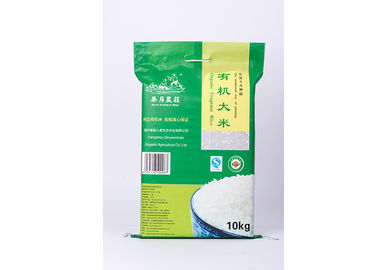 China Sacos de empacotamento do arroz seguro com material 10kg 58 cm dos PP Bopp do punho * tamanho de 36 cm fornecedor