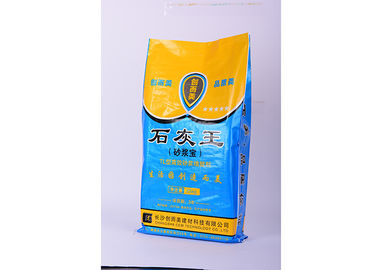 China Sacos impressos Costom laterais da embalagem do cimento do reforço com parte inferior da costura da linha fornecedor