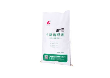 China Saco de papel tecido Pp lateral do plástico laminado do reforço com anti deslizamento/superfície lisa fornecedor