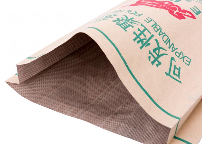 O saco do envoltório do psiquiatra do calor, PE/PP tecido laminou a segurança do saco de papel de Kraft Brown