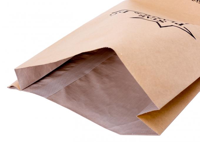 O costume impermeável imprimiu os sacos, sacos tecidos PP do alimento do papel de embalagem Escolhe/dobra do dobro
