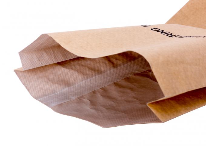 Os Pp laminaram sacos do empacotamento de alimento do papel de embalagem Com o único/dobro costurados