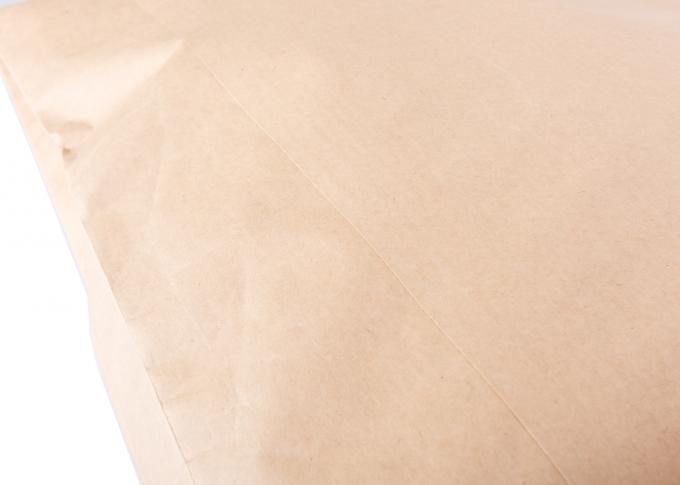 Saco de papel recicl de Brown Kraft Brown, sacos impressos de Kraft do bloco costume inferior