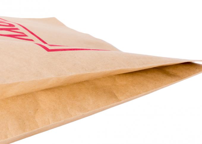 Sacos tecidos PP de empacotamento do HDPE dos sacos do adubo reciclável do papel de embalagem de Brown