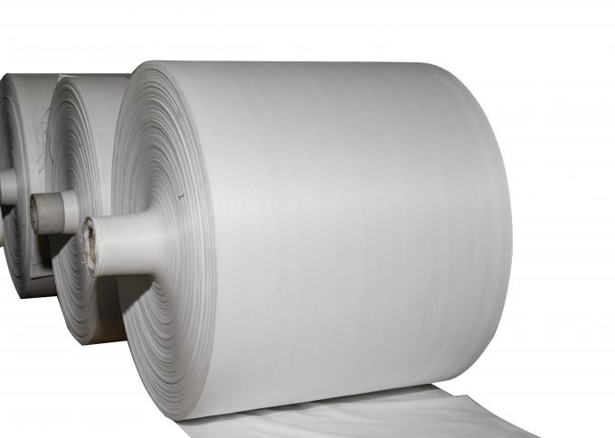 A força de alta elasticidade tecida PP recicl impressa da tela rasga 30 - 80 larguras resistente do cm
