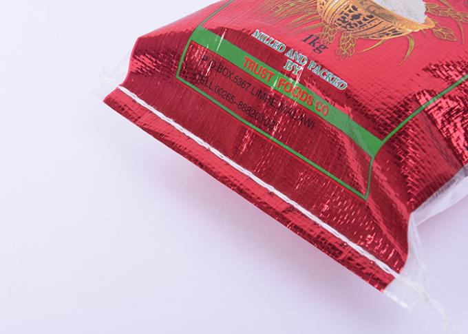 A folha de alumínio do lado transparente do reforço ensaca o saco com o peso de carga 1kg impresso cor