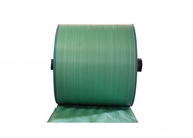 De alto brilho reciclável tecido PP verde & o resíduo metálico da tela do azul terminam disponível