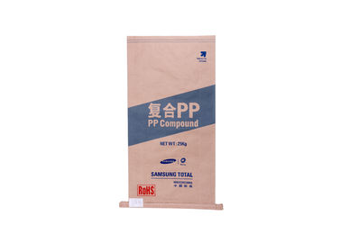 China Os sacos de papel de Multiwall do produto comestível levantam-se o calor do malote - selar única/dobro costurado fornecedor