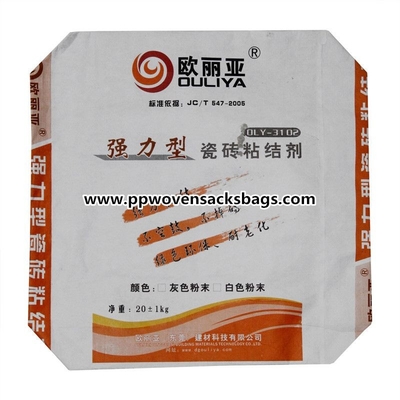 CHINA A válvula Eco-amigável do papel de embalagem do OEM Selou sacos para o adesivo 13,5” x 18" da telha x 5" Fornecedor
