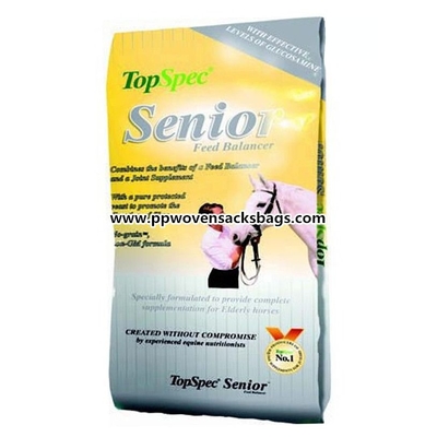 CHINA a Multi-cor imprimiu sacos tecidos laminados Bopp do polipropileno para a alimentação do cavalo Fornecedor