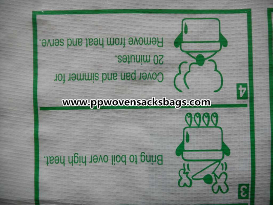 o arroz tecido PP de 25kg BOPP Lamiated ensaca/os sacos impressos Multi-cor do arroz OURO das MAMÃES Fornecedor