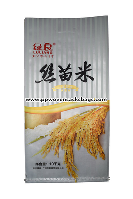 Gesseted transparente BOPP laminou os sacos, sacos de empacotamento laminados para o arroz Fornecedor