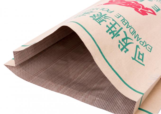 O PE alinhado/BOPP laminou sacos com branco/impressão deslocada da superfície do papel ofício de Brown