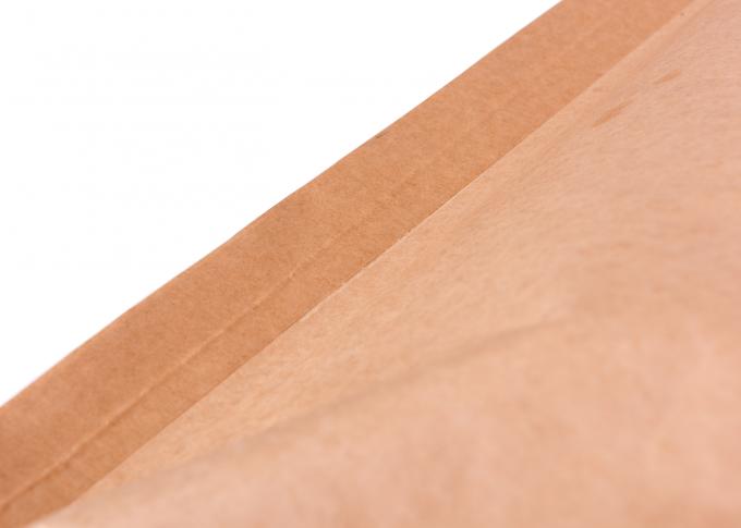 Os sacos de papel lisos de Kraft do produto comestível, folha tecida Pp da soldadura térmica da embalagem ensacam 25 quilogramas