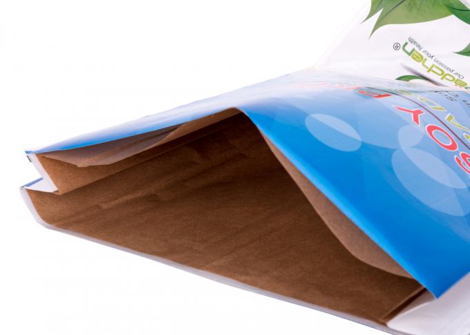 O costume da soldadura térmica imprimiu sacos com material de empacotamento tecido laminado Pp do papel de embalagem