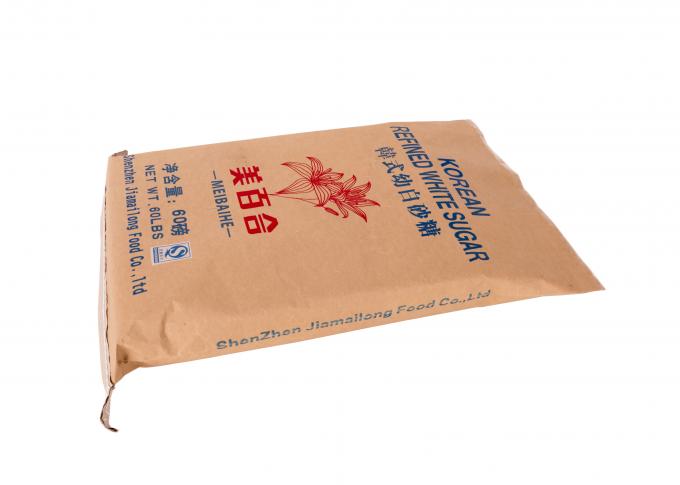 Costume composto plástico de papel dos sacos de papel relativos à promoção de Multiwall impresso e tamanho