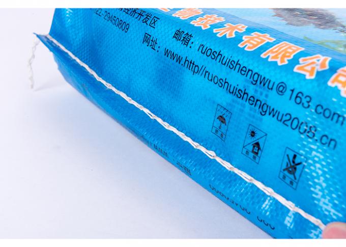 Sacos de alimentação animal tecidos PP impressos para o empacotamento da farinha/semente/adubo/alimentação